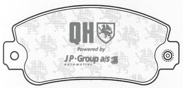 Комплект тормозных колодок, дисковый тормоз JP GROUP BP344