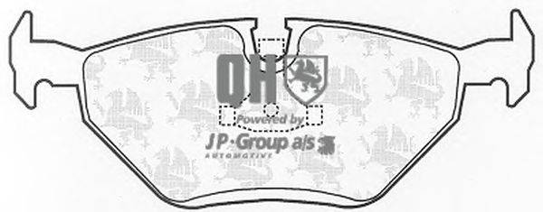 Комплект тормозных колодок, дисковый тормоз JP GROUP BP532
