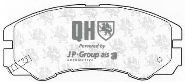 Комплект тормозных колодок, дисковый тормоз JP GROUP BP791