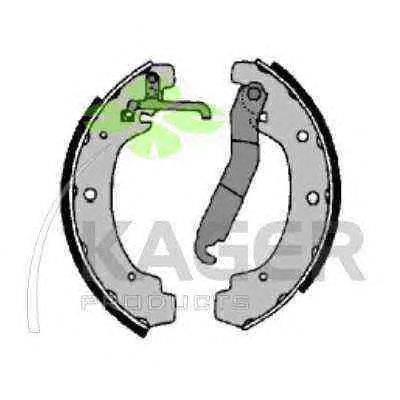 Комплект тормозных колодок KAGER 340009