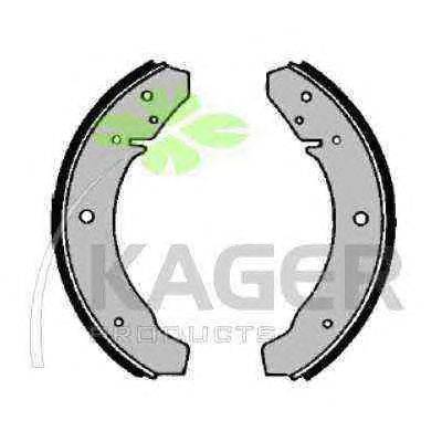 Комплект тормозных колодок KAGER 340425