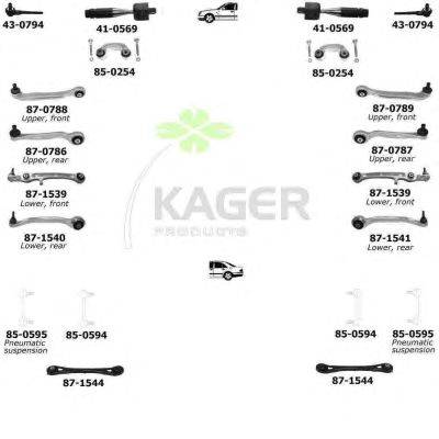 Подвеска колеса KAGER 800163