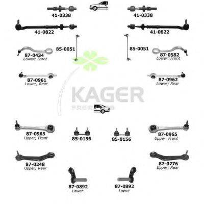 Подвеска колеса KAGER 800461