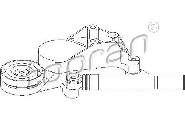 Натяжитель ремня, клиновой зубча TOPRAN 109172