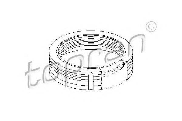 Уплотняющее кольцо, коленчатый вал TOPRAN 501 133