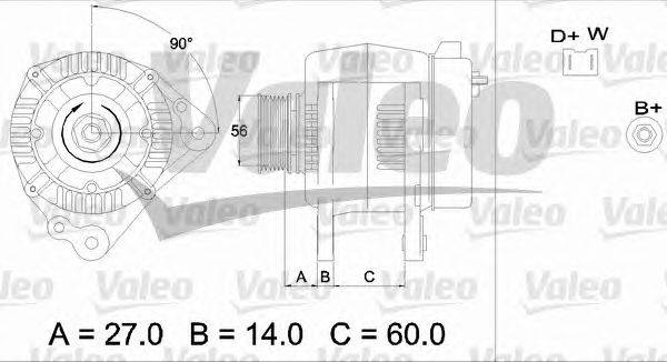 Генератор VALEO 436482