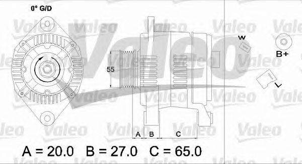 Генератор VALEO 436697