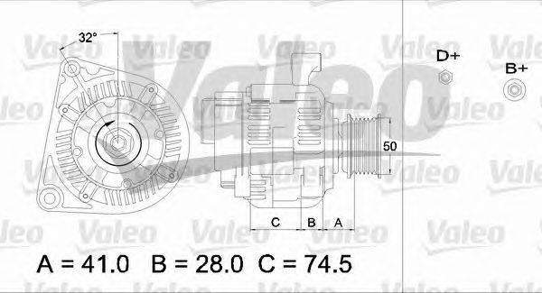 Генератор VALEO 436700