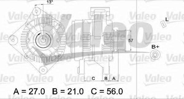 Генератор VALEO 436731