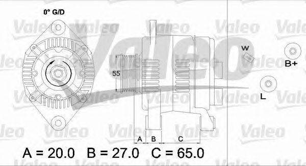 Генератор VALEO 436739