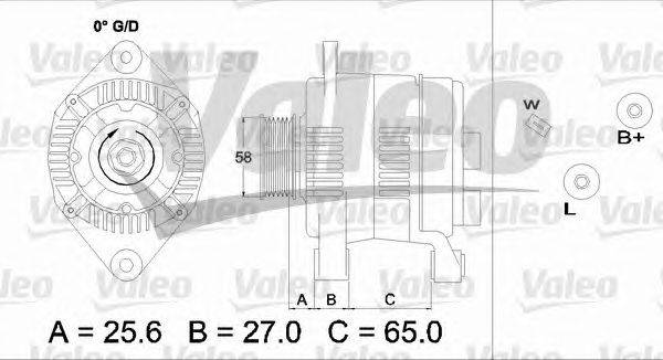 Генератор VALEO 436743