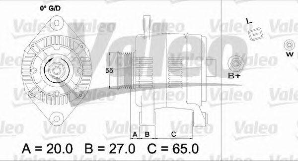 Генератор VALEO 437112