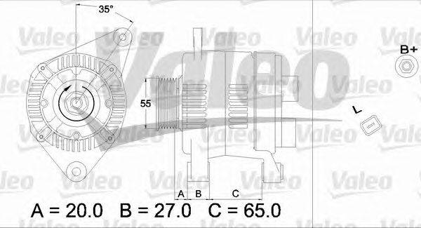 Генератор VALEO 437197