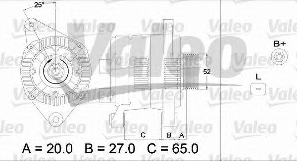 Генератор VALEO 437306