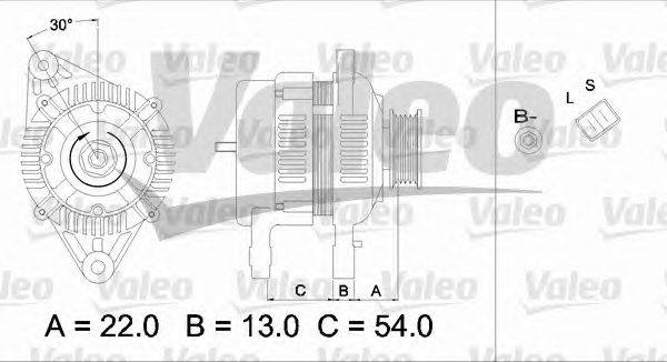 Генератор VALEO 437336