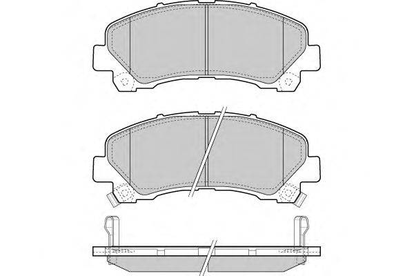 Комплект тормозных колодок, дисковый тормоз E.T.F. 25150