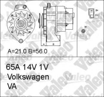 Генератор VALEO 436601