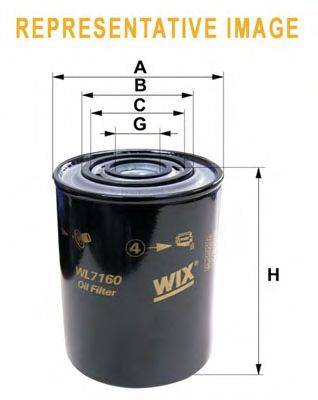 Масляный фильтр WIX FILTERS WL7161