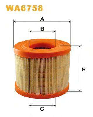 Воздушный фильтр WIX FILTERS WA6758