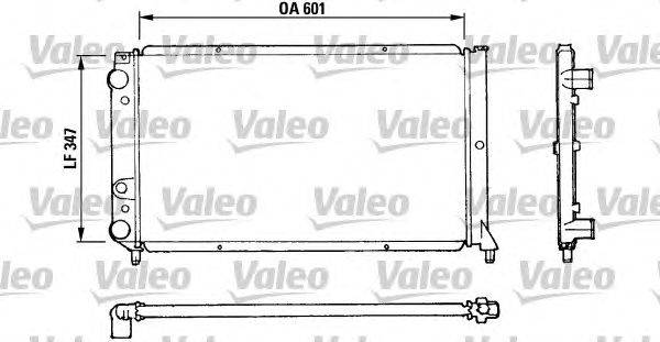 Радиатор, охлаждение двигателя VALEO 810922