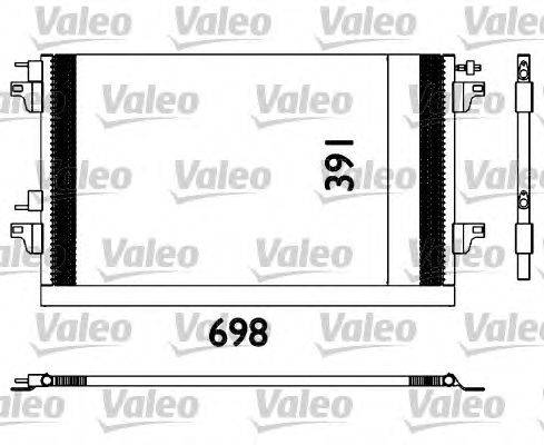 Конденсатор, кондиционер VALEO 817568