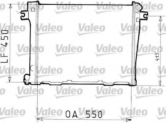 Радиатор, охлаждение двигателя VALEO 819394