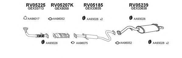 Система выпуска ОГ VENEPORTE 050029