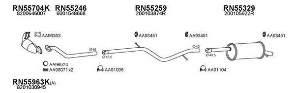 Система выпуска ОГ VENEPORTE 160003
