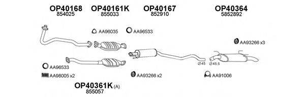 Система выпуска ОГ VENEPORTE 400477