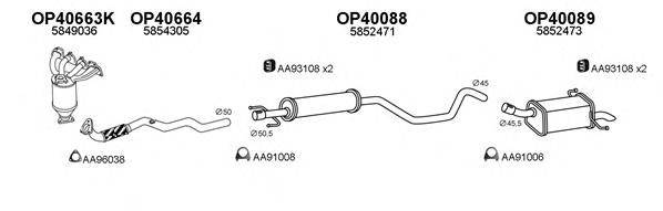 Система выпуска ОГ VENEPORTE 400517