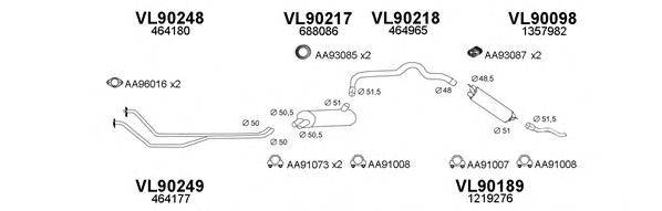 Система выпуска ОГ VENEPORTE 900130