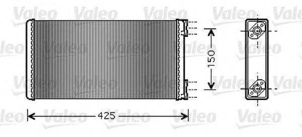 Теплообменник, отопление салона VALEO 812351