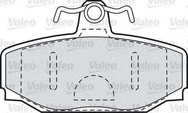 Комплект тормозных колодок, дисковый тормоз REMSA 29700