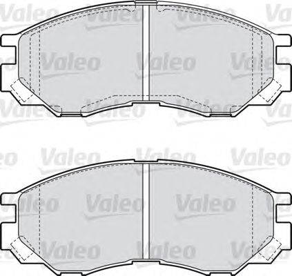 Комплект тормозных колодок, дисковый тормоз VALEO 23290