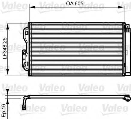 Конденсатор, кондиционер VALEO 814190