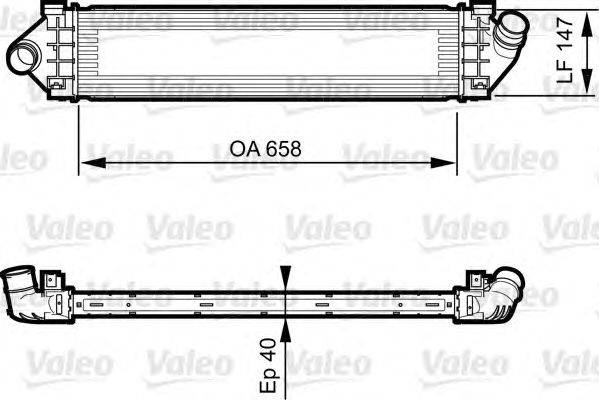 Интеркулер VALEO 818239