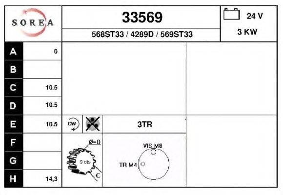 Стартер EAI 33569