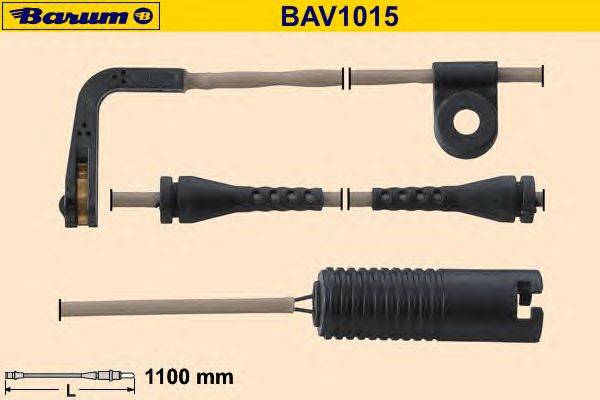 Сигнализатор, износ тормозных колодок BARUM BAV1015