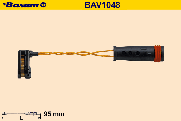 Сигнализатор, износ тормозных колодок BARUM BAV1048