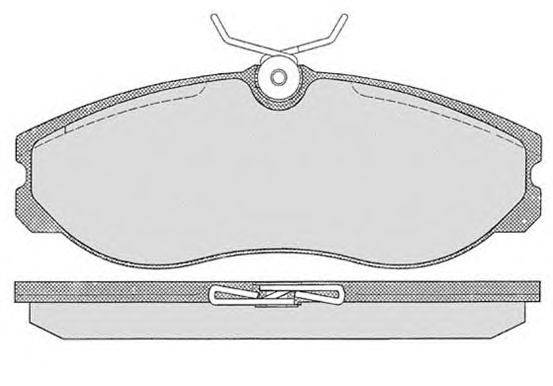 Комплект тормозных колодок, дисковый тормоз RAICAM 21481