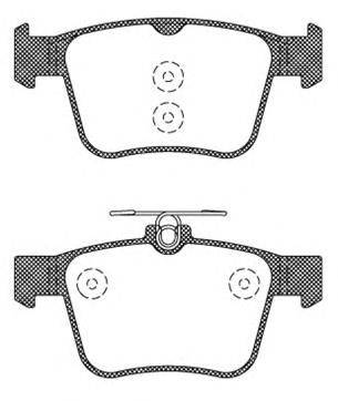 Комплект тормозных колодок, дисковый тормоз RAICAM 19910