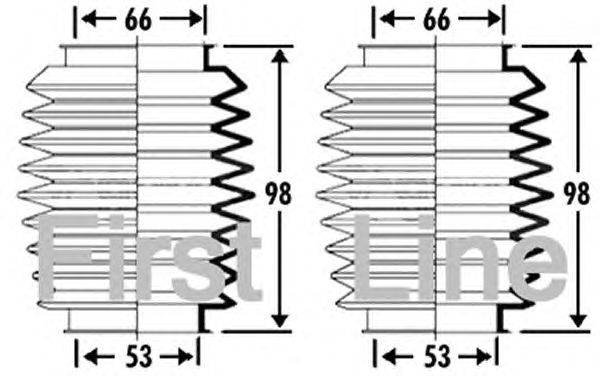 Пыльник, рулевое управление FIRST LINE FSG3265