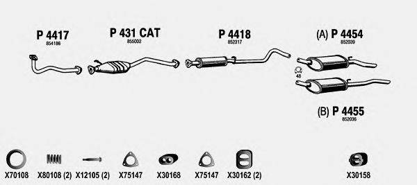 Система выпуска ОГ FENNO OP103