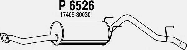 Глушитель выхлопных газов конечный FENNO 6526