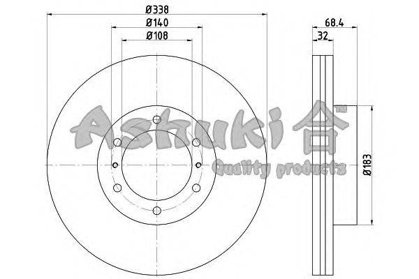 Тормозной диск ASHUKI T603-46