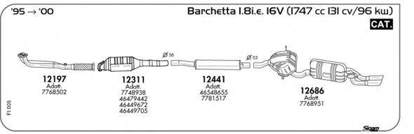 Система выпуска ОГ SIGAM FI005