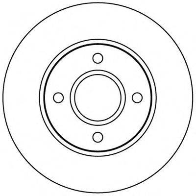 Тормозной диск SIMER D2084