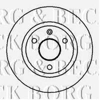 Тормозной диск BORG & BECK BBD4004
