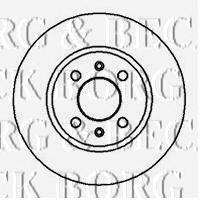 Тормозной диск BORG & BECK BBD4022