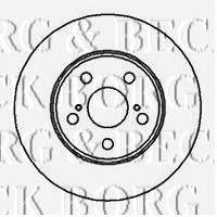 Тормозной диск BORG & BECK BBD4104